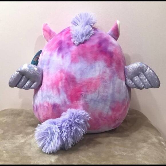 SQUISHMALLOWS Official Kellytoy 12 Inch Soft Plush Squishy Willow tie dye - Picture 4 of 4